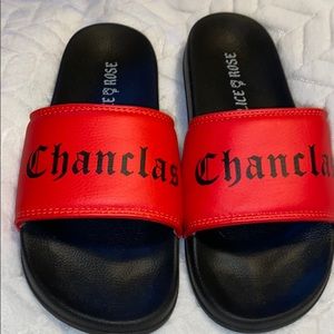 Red Slides Chanclas